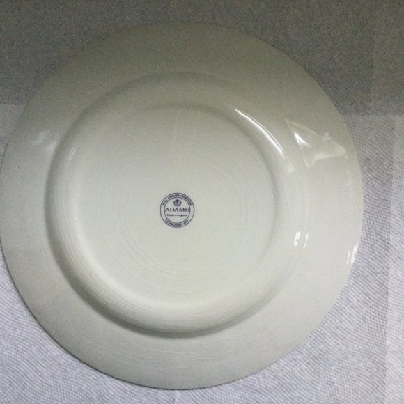 ADAMS  ENGLISH IRONSTONE PLATE QUEEN ELIZABETH II CORONATION 25TH ANNIVERSARY - Picture 4 of 4